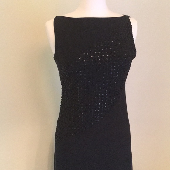 Silk evening gown beadwork & matching wrap.πΈ - Picture 3 of 6